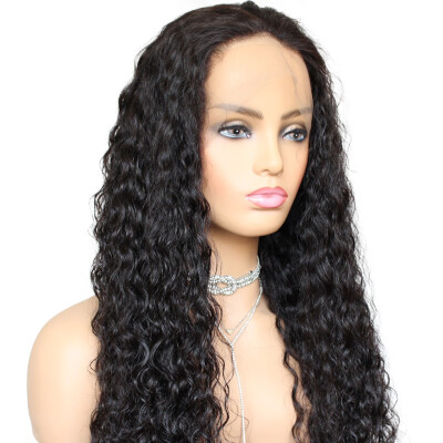 

deep wave lace front wig