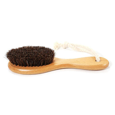 

Beech Pure Horse Hair Men Body Facial Beard Oil Head Shoes Cleaning Brush