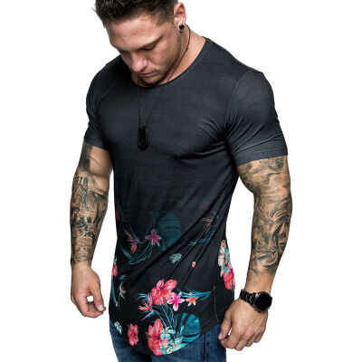 

Mens Casual Gym Summer Slim Fit Short Sleeve Muscle Tee Tops T-shirt Blouse