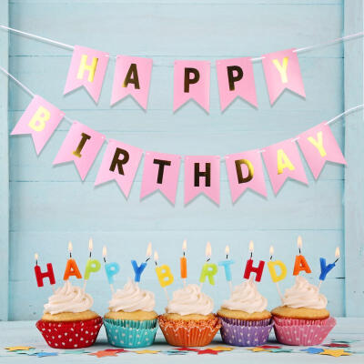 

Greensen Happy Birthday Banner Signs Golden Funny Birthday Party Supplies for Birthday Party