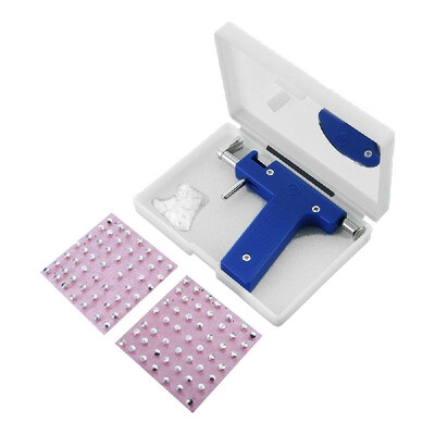

Stainless Steel Body Piercing Tool Kit Professional Ear Nose Navel Piercing Machine with Ears Studs Tools