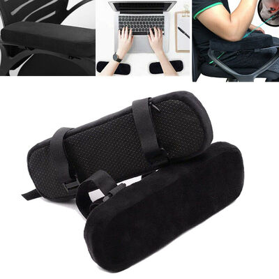 

1 Pair Memory Foam Armrest Cushion Pads Soft Elbow Pillow Office Arm Rest Cover