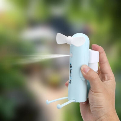 

Creative 3 in 1 Mobile Phone Bracket Spray Mini Fan USB Portable Air Fan