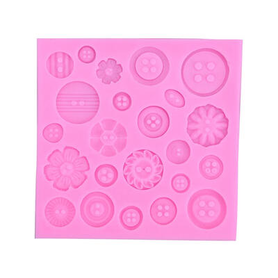

23 Holes Coin Shape Buttons Sugar Mold Silicone Mold Cake Decorating Tools