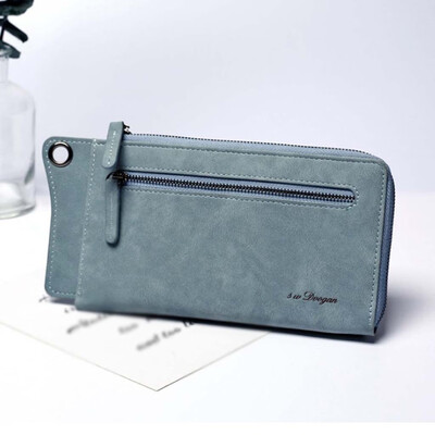 

Tailored Womens Fashion Solid Color Wallet Casual Clutch Bag Multi-Card