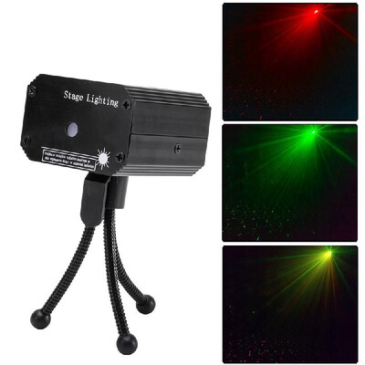 

LED Party Lights Projector Stage Lights Mini Auto Flash RGB Sound Activated for Disco DJ Party Home Birthday Wedding