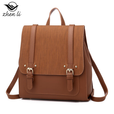 

Bag female new backpack female shoulder fashion retro wind backpack bag