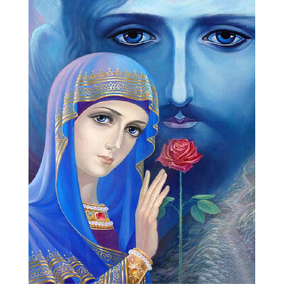 

Toponeto Embroidery Paintings Rhinestone Pasted DIY Diamond Painting Cross Stitch