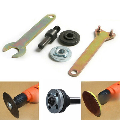 

Angle Grinder Mandrel Adapter Disc Holder Wrench Handle Kit 6mm Connecting Rods
