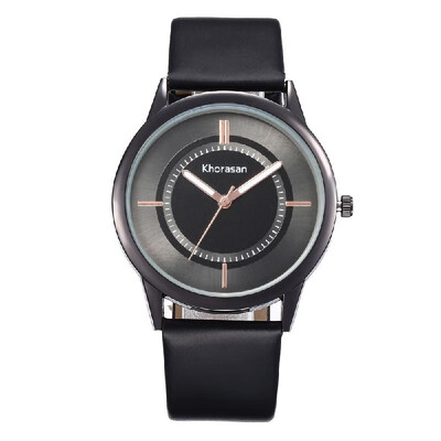 

Women Casual PU Leather Band Watch Lady Fashion Simple Alloy Case Quartz Wrist Watch