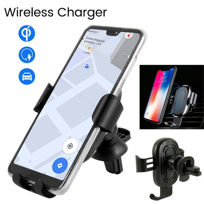 

Qi Wireless Charger Car Phone Holder Bracket Fast Wireless Charging for Car Phone Holder