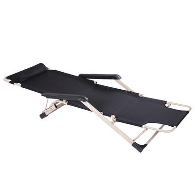 

Greensen Two Square Tubes Lengthen&Widen Folding Lounge Chair Portable Folding Chair