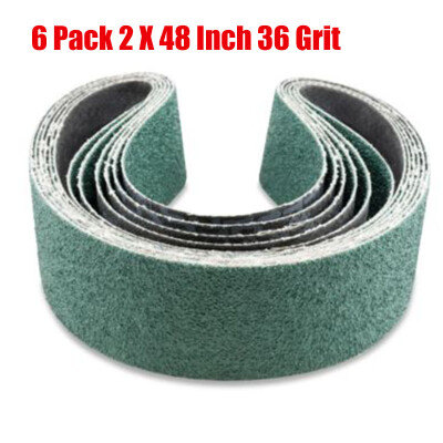 

2x48Sanding Belts 36 Grit Zirconia For Sander Replacement Metal Grinding Tool