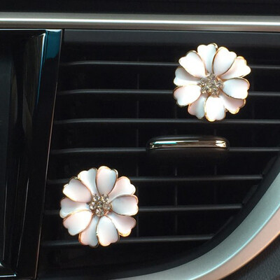 

Tailored Car Multiflora Flower Air Outlet Fragrant Perfume Clip Air Freshener Diffuser