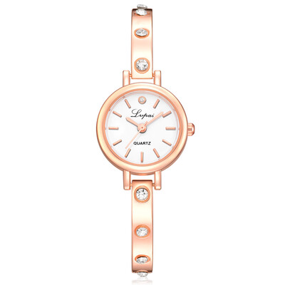 

Luxury Women Watches Dial Ladies Simple Quartz Wristwatch Rhinestone Bracelet Alloy Strap Clock Casual Montre Femme