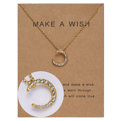 

Fashion Gold-color Butterfly Pendants Chain Necklace Alloy Clavicular Bones Circle Heart Waterdrop Short Choker Necklace Jewelry