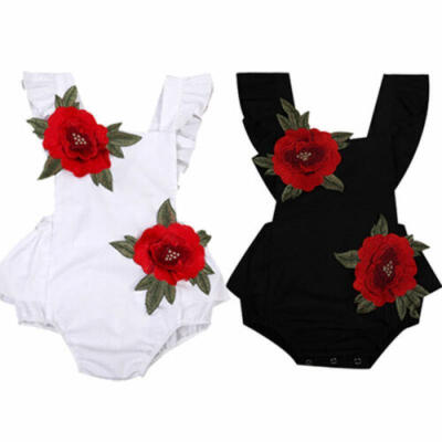 

Cute Newborn Baby Girl Clothes Floral Romper Jumpsuit Bodysuit Sunsuit Outfits