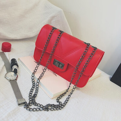 

NovelTeez Small fragrance bag female 2018 new wave Korean version of the wild single shoulder Messenger bag rhombic chain fashion