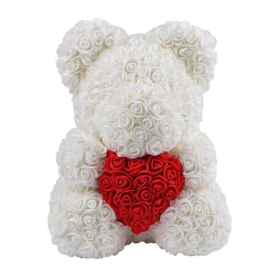 

Preserved Flower Rose Bear Soap Artificial Flowers Valentine Birthday Gift