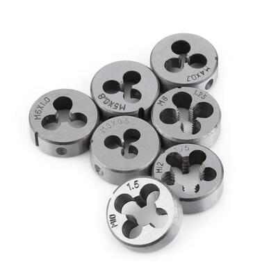 

Greensen 8PCS Screw Die & Wrench Spanner External Thread Processing Tapping Hand Tool Kit