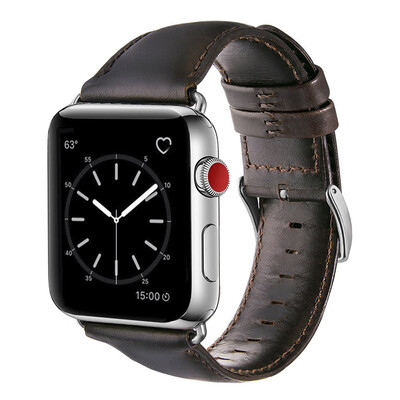 

〖Follure〗Fashion Leather Replacement Watch For Apple Smart Watch Series 123 42mm