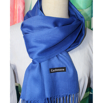

Pashmina Cashmere Scarf Shawl Wrap Plain Stole Silk Soft Women Men Wool Warm Sol