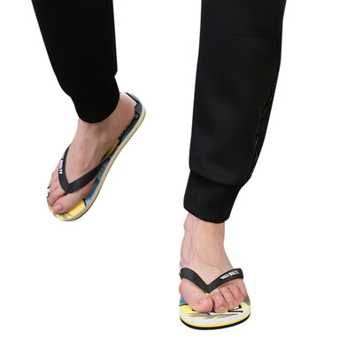 

Rose Men Fashion Outdoors Flat Heel Round Toe Flip Flops Slipper Beach Shoes