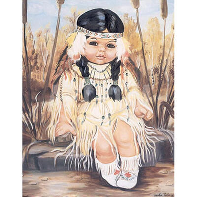 

5D DIY Full Drill Diamond Painting Village Girl Cross Stitch Embroidery Kit