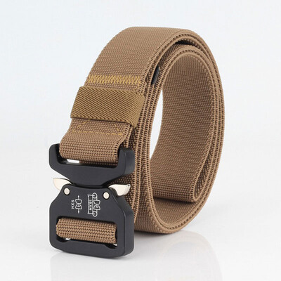 

2019 new Unisex belt fashion elastic force canvas Men belt high quality Alloy Insert buckle Men casual sport belt