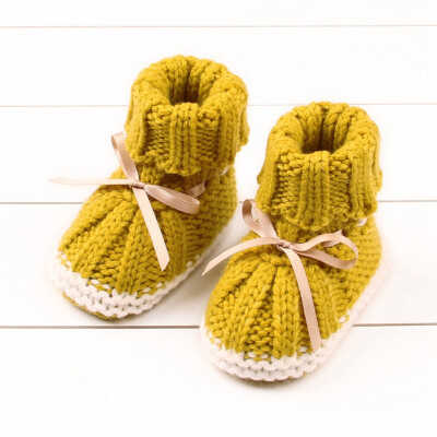 

Baby Shoes Autumn Winter Children Shoes Cute Baby First Walkers Kids Newborn Toddler Warm Knitting Boots