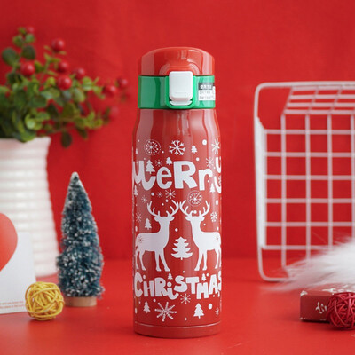 

Siaonvr Christmas Stainless Steel Vacuum Flask Water Bottle Coffee Travel Mug Cup