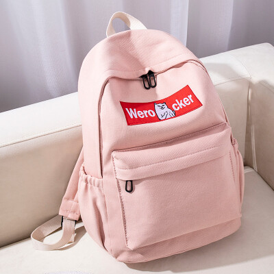 

Schoolbag Female Korean Harajuku ulzzang High School Students High Capacity Backpack Junior High School Campus