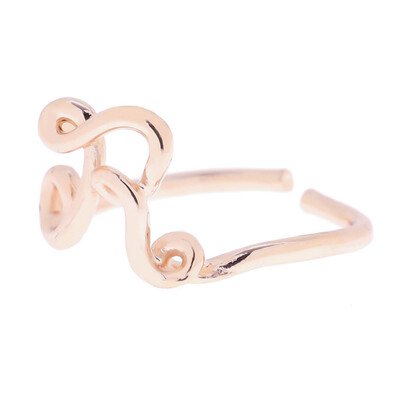 

Rose Gold A-Z 26 Letters Initial Name Rings Women Men Weeding Bride Jewelry