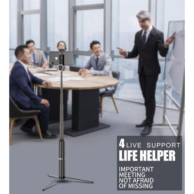 

Telescopic Bluetooth Selfie Stick Tripod Stand Multi-Function Mobile Phone Bracket for Live Broadcast