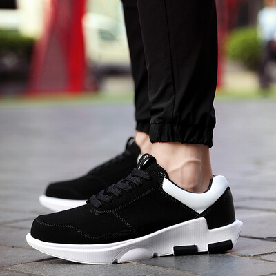 

Spring mens shoes tide shoes 2019 new Korean version of breathable sports shoes wild high student running shoes