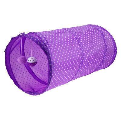 

Funny Toys Foldable Dot Tent Training Pet Play House Cat Tunnel 3 Colors