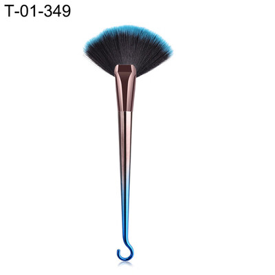 

1Pc Fan Shaped Pro Makeup Brush Foundation Powder Blush Contour Cosmetic Tool
