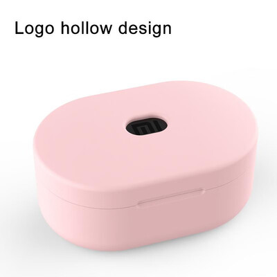 

Applicable millet red rice AirDots wireless Bluetooth headset solid color silicone Bluetooth headset cover JMGD black