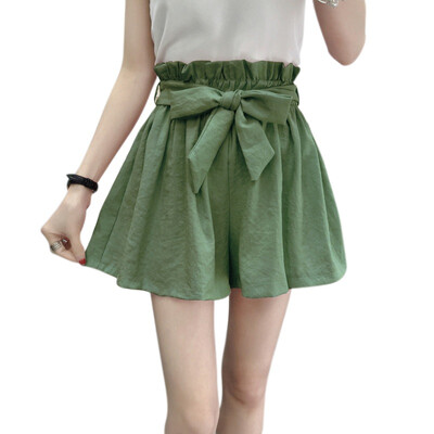 

Fashion Lady Women Wide Legs Shorts Summer Casual Shorts Beach High Waist Short