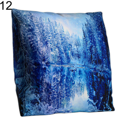 

Double-sided Tree Star Sky Forest Pillow Case Cushion Cover Sofa Bed Car Decor