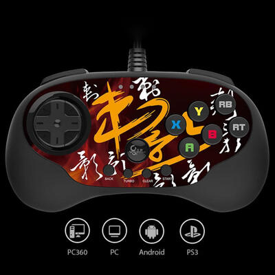 

Portable USB Wired Game Handle Game Gamepad Controller Joystick For Computer PC Android Phone TV Box PS3