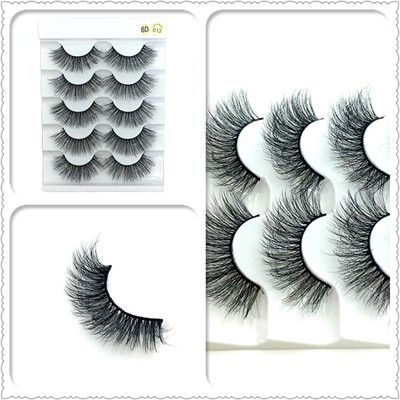 

〖Follure〗Luxury Makeup 5Pair 3D False Lashes Fluffy Strip Eyelashes Long Natural Party
