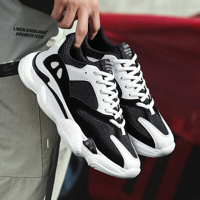 

2019 summer new Korean casual shoes running shoes breathable mesh mesh shoes lightweight mens shoes old tide shoes