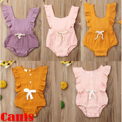 

Toddler Infant Baby Girl Bubble Bodysuit Romper Jumpsuit Sunsuit Summer Clothes