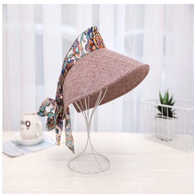 

2019 summer new fashion sun hat without top large brim outdoor sun beach hat hat factory wholesale