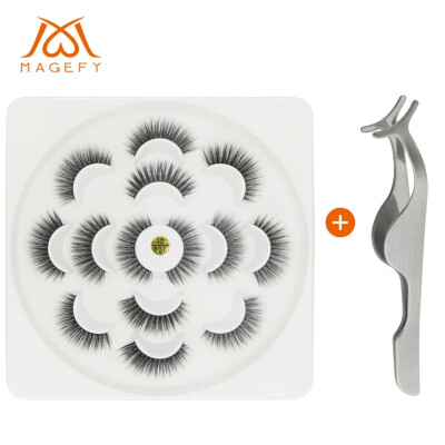 

Gobestart 7 Pairs Of Lotuses With 3D Mink False Eyelashes And Natural Dense Eyelashes