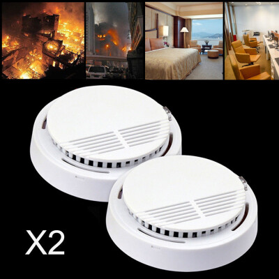 

〖Follure〗2 PCS Home&Hotel Smoke Sensor Detectors Wireless Fire Alarm Tester Stability