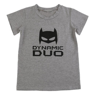 

Summer Cute Kids Boys Girl Short Sleeve T-shirt Casual Letters Print Tops