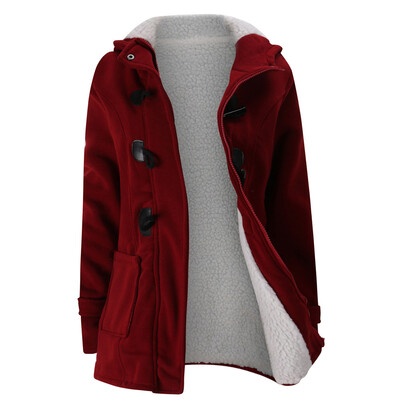 

Toponeto Women Keep Warm Windbreaker Outwear Warm Wool Slim Long Coat Jacket Trench