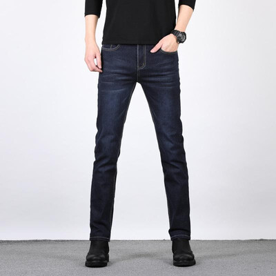 

Wholesale spring hot fashion casual business jeans mens trend trousers stretch straight pants 008 WXN 40